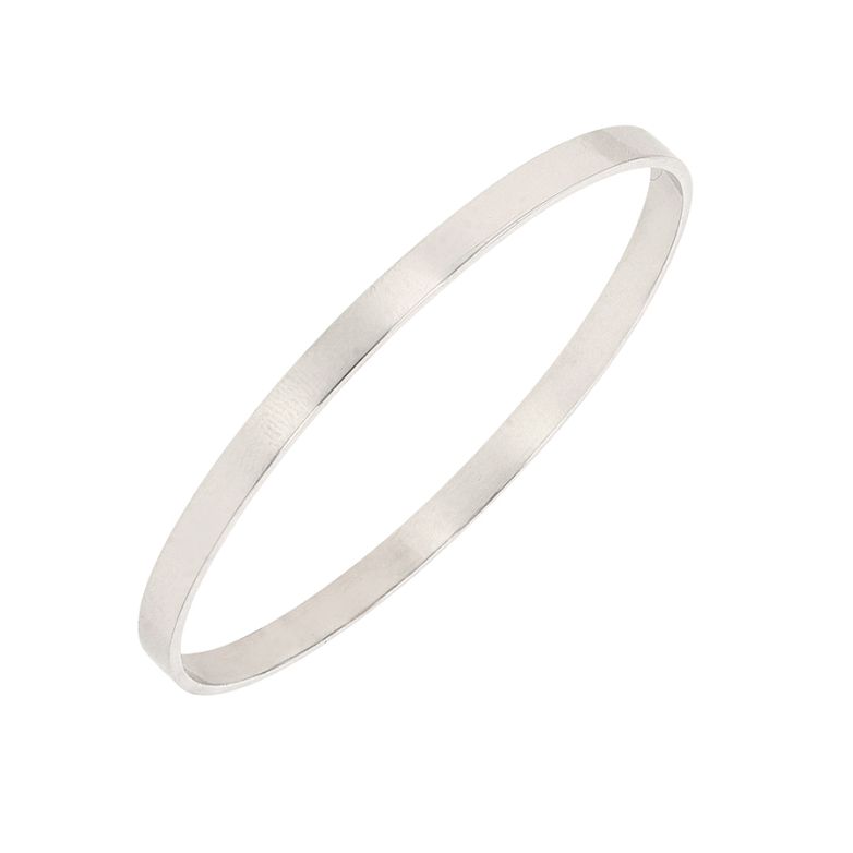 Bracelet jonc rigide or blanc 18.98g Comme neuf -  reconditionné disponible sur Gemme Les Bijoux